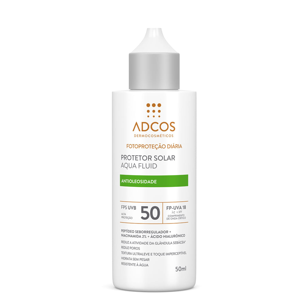 Protetor Solar Aqua Fluid FPS 50 - Adcos